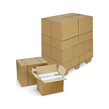 Obalový materiál Kartonová krabice 380x380x320mm, hnědá, klopová,pětivrstvá vlnitá lepenka (5VVL) | RAJA - Balení po 10 ks