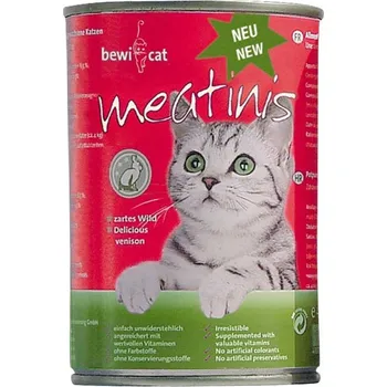 Krmivo pro kočku Bewi-Dog BEWI CAT meatinis pro kočky - divočina 400 g