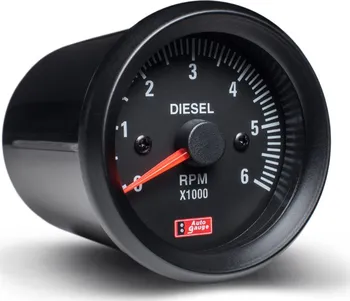 Tuning Autogauge Přídavný otáčkoměr pro dieselové motory s černým podkladem