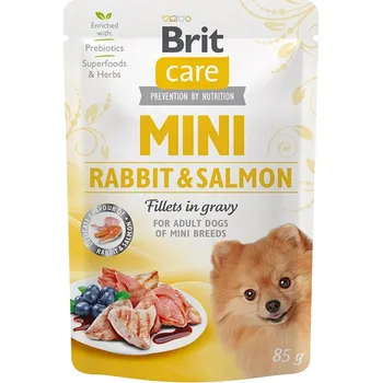 Brit Care Dog Mini Rabbit Salmon Fillets In Gravy 85 g