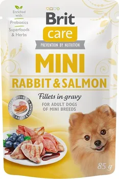 Brit Care Dog Mini Rabbit Salmon Fillets In Gravy 85 g