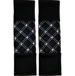 4 CAR Potahy na pásy bílé prošití 2 ks