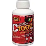 JML Vitamin C-1000mg T.R 90+30 tbl. /SLEVA!/ ( SLEVA 25 % z doporučené ceny 194 Kč , (s postupným uvolňováním) )