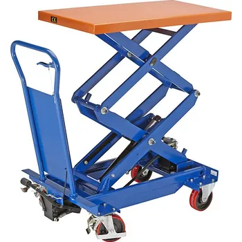 Plošinový vozík Zvedací plošinový vozík s dvojitými nůžkami - kaiserkraft
