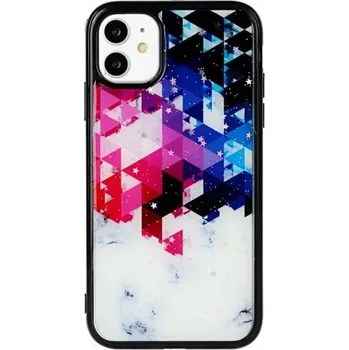 Pouzdro na mobilní telefon Kryt z měkkého plastu barevná iluze a mramor pro iPhone 11 Pro - barevný