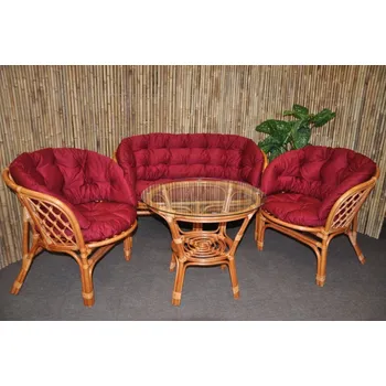 Polstry na soupravu Bahama velká vínové MAXI