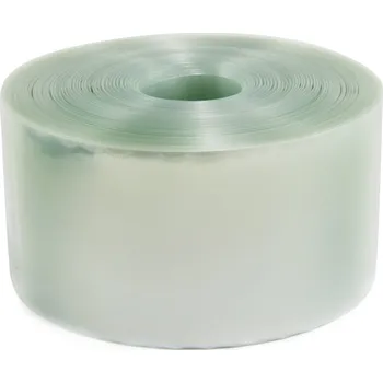 Stavební fólie Transparentní smršťovací PVC fólie 2:1 šíře 100mm, průměr 64mm