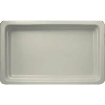 Plech na pečení Gastronádoba porcelánová GN 1/1 bílá mat, hloubka 65 mm