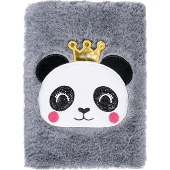 Zápisník Baagl Plyšový notes Panda