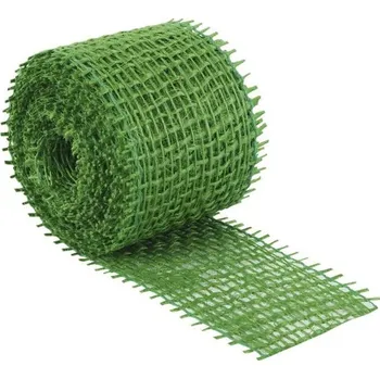 Jutový dekorační pásek světle zelený 3m/4cm