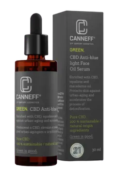 Pleťové sérum Canneff Green CBD Anti-blue Light pleťové olejové sérum 30 ml