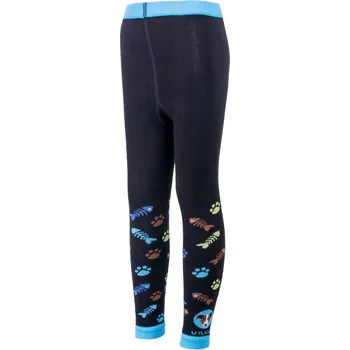 Unuo Dětské bambusové legíny tmavě modré kočka pes kluk Dětské termo spodky Unuo Dětské bambusové legíny tmavě modré kočka pes kluk