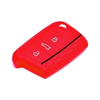 Autoklíč Obal na klíče Škoda Octavia III od roku 2012 Red