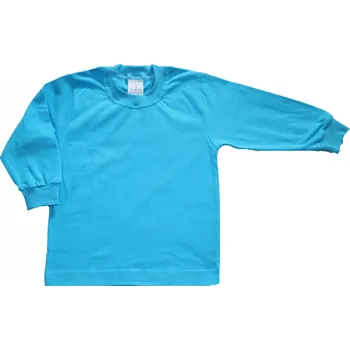 Tričko s dlouhým rukávem tyrkysové Velikost: 98