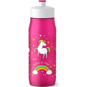 Láhev Tefal Squeeze 600 ml jednorožec růžová