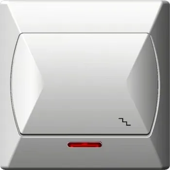 vypínač Schodištový vypínač podsvícený bílý