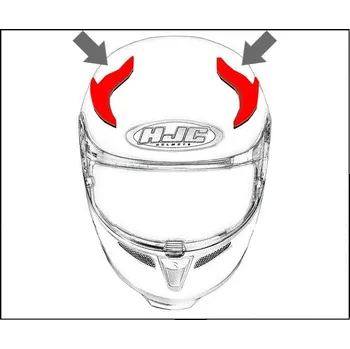 Motodoplněk HJC ventilace IS-17/IS-MAX II Horní metal black