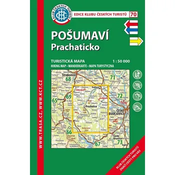 Pošumaví - Prachaticko - turistická mapa KČT č.70