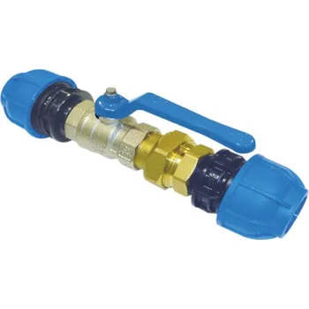 Příslušenství ke kompresoru SICOMAT 3-DÍLNÁ PŘÍMÁ SPOJKA S VENTILEM D20X1/2"