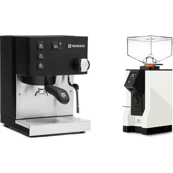 Kávovar Rancilio Silvia E, black + Eureka Mignon Perfetto, BL white