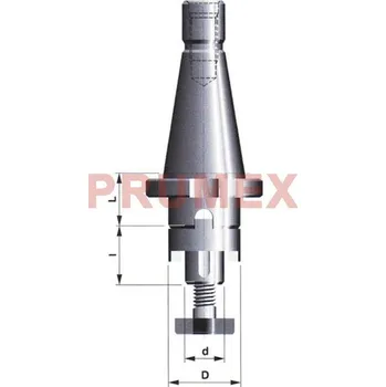 Příslušenství k frézce Frézovací trn pro frézy s podélnou nebo příčnou unášecí drážkou, 247227.1, 40x27