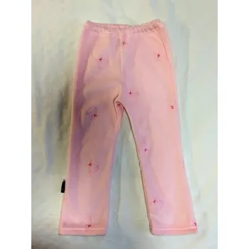 Růžové teplé kalhotky fleece 74-128, velikost 92, Barva Růžová, Střih bez nápletu