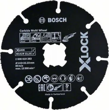 Pilový kotouč BOSCH X-LOCK CMW Řezací kotouč, 115x22,23x1mm, 10ks 2608619368 free_store_pickup