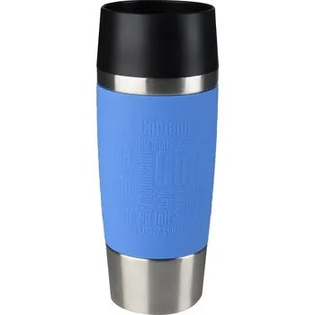 Termohrnek Termohrnek TRAVEL MUG Quick press 360 ml modrý - Emsa (Termohrnek TRAVEL MUG 0,36l modrý - Emsa)