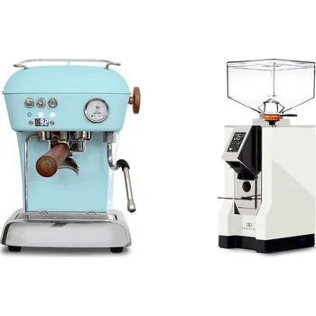 Kávovar Ascaso Dream PID, Kid Blue + Eureka Mignon Perfetto, CR white