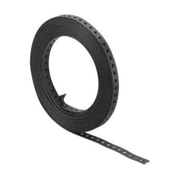 Stahovací páska FISCHER Ocelový pozinkovaný pásek LBK s otvory pro snadnou a rychlou montáž. Varianta: LBK 12 (10m v balení)