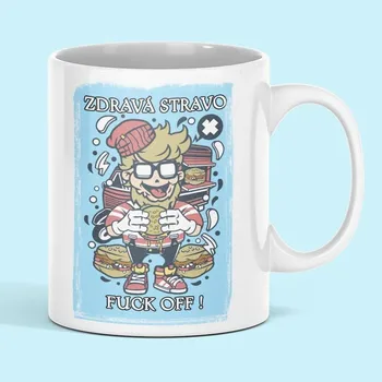Hrnek Zdravá stravo fuck off