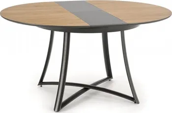 Jídelní stůl Halmar Moretti dub přírodní/šedá/černá