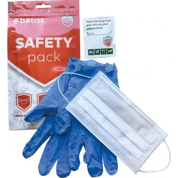 rouška Batist Medical Safety Pack 3v1 - rouška, rukavice a antibakteriální ubrousek