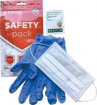 rouška Batist Medical Safety Pack 3v1 - rouška, rukavice a antibakteriální ubrousek