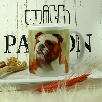 Hrnek se psem Anglický buldok