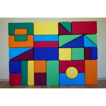 ostatní stavebnice Molitanová stavebnice 32 ks (20cm), bavlna