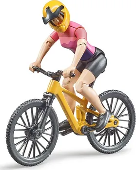 Figurka Bruder 63111 Bworld cyklistka na kole