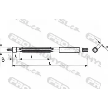 Výstružník Výstružník ruční rozpínací HCS, 221421, 12 mm
