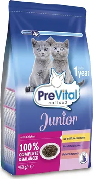 Krmivo pro kočku PreVital Cat Junior kuřecí 950 g