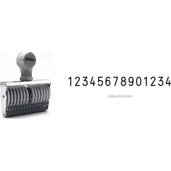 Razítko Číslovací razítko Shiny N-314 Office Line, 14 číslic s výškou 5 mm