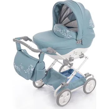 Kočárek pro panenku Junama Mini 05 modrá