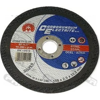 Řezný kotouč Brousící kotouč na ocel, vyztužený sklotextilem, rovný 125x2,5x22,2 mm 45599 1206.0015 T41