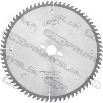 Pilový kotouč Pilkový kotouč s SK formátovací pro řezání tvrdých dřev, 225398-13, 350x3,6x30 mm WZ L-84 Z