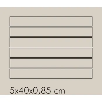 TR Seta Rete RAL 1015 - dlaždice mozaika 5x40 béžová lesklá 02254212