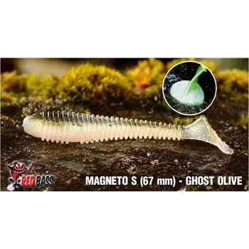 Umělá nástraha Ripper Redbass Magneto S 67 mm Ghost Olive