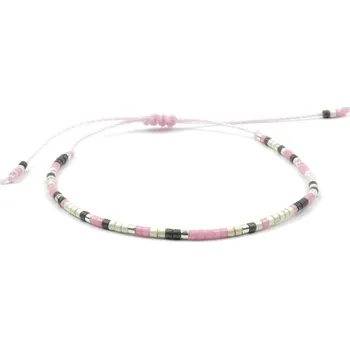 Náramek Moni náramek korálky Miyuki Gold 15