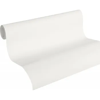 Tapeta Vliesová tapeta 349323 jednobarevná bílá / Tapety na zeď New Life, Björn 3493-23 (0,53 x 10,05 m) A.S.Création