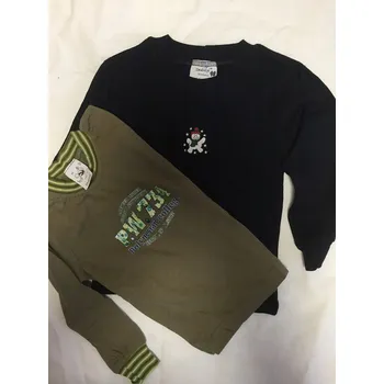 Chlapecké tričko Tričko s dlouhým rukávem 98, velikost 98, Barva tmavě modrá, Střih s nápletem