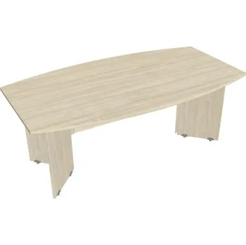 Kancelářský vozík HOBIS kancelářský stůl jednací tvarový - GJ 200, akát + doprava zdarma