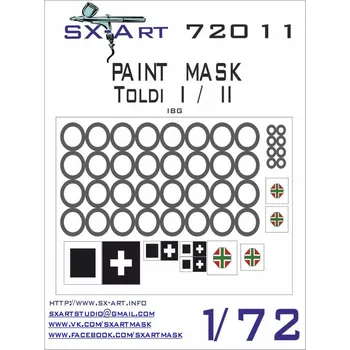 Plastikový model SX-ART 1/72 Toldi I/II Painting Mask (IBG)